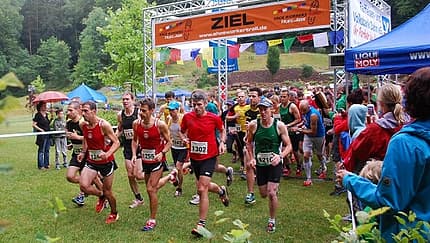 Start zum Shoe Workers Hard Trail Hauenstein