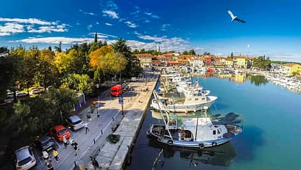 Novigrad Cittanova Run: Novigrad ist malerisch an der Adriaküste gelegen.
