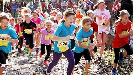 Start zum Cross der Deutschen Einheit in Weißensee