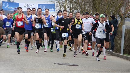 Start zum Obersontheimer Osterlauf