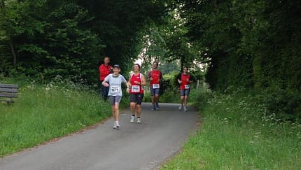 Unterwegs beim Mittsommernachtslauf in Monschau