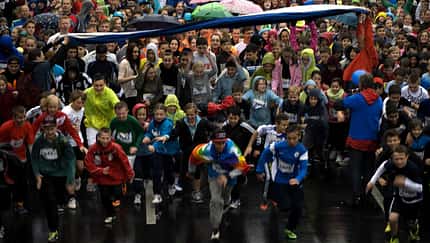 2.415 Berliner Schüler liefen für den Frieden