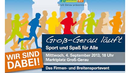 Groß-Gerau läuft  Firmenlauf 2013
