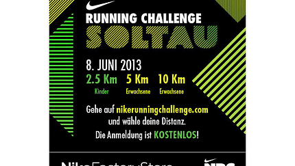 Die Nike Running Challenge am 8. Juni 2013 im Designer Outlet Soltau