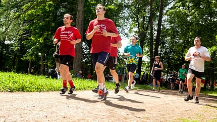 Spendenlauf Mittweida im Schwanenteichpark