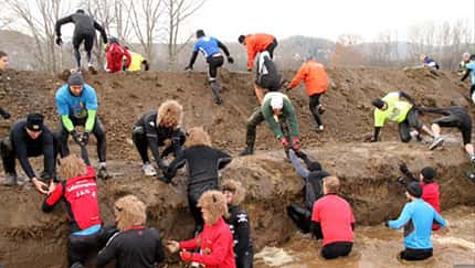 Das Rock Race führt seine Teilnehmer an ihre körperlichen Grenzen.