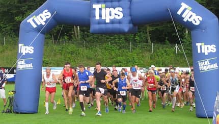 Start zum Trefflinger Dorflauf Engerwitzdorf