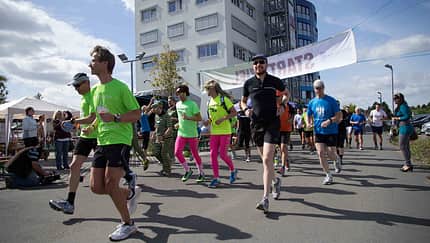 Start zum Bodenheimer Musketiere-Lauf
