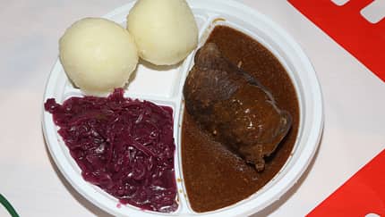 Roulade mit Thüringer Klößen
