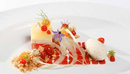 Fenchel-Birnen-Tomaten-Schnitte