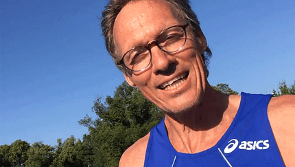 Dieter Baumann beim Lauf der Woche