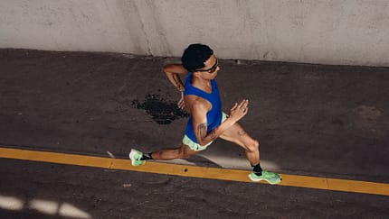 Daniel Medina auf dem Weg zum Berlin-Marathon 2019