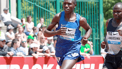 Halbmarathon-Weltmeister Geoffrey Kamworor 
