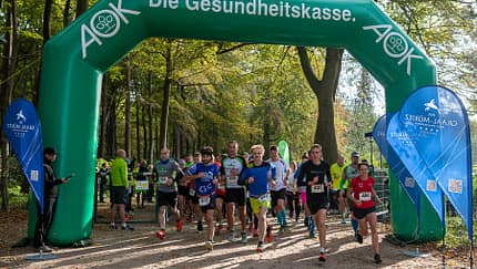 Ein echter Herbsttag beim vierten Dünenläufer