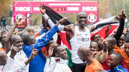 Eliud Kipchoge läuft den London-Marathon