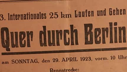 Laufen zu Zeiten der Spanischen Grippe