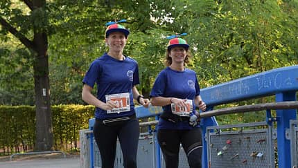 Der Team-Halbmarathon auf Abstand