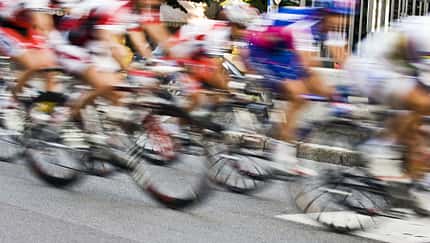 Rennrad: Dichtes Fahrerfeld