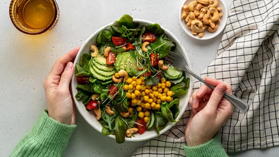 Gesunde, vegane Mahlzeit