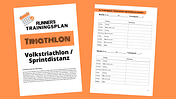 Trainingsplan Volkstriathlon / Sprintdistanz schaffen
