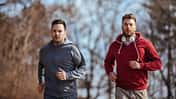 Zwei Laufeinsteiger beim Lauftraining