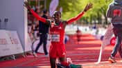 Amos Kipruto beim Marathon Hamburg