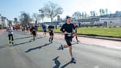 Läufer beim Frankfurter Halbmarathon