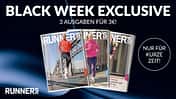 Black Week Exclusive: 3 Ausgaben RUNNER'S WORLD für 3€!