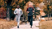 Zwei Männer beim Lauftraining