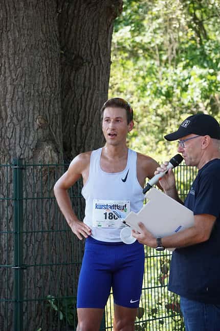 Kurstadtlauf Heilbad Heiligenstadt Interview Sieger Männer Kurstadtlauf Heilbad Heiligenstadt Interview Sieger Männer