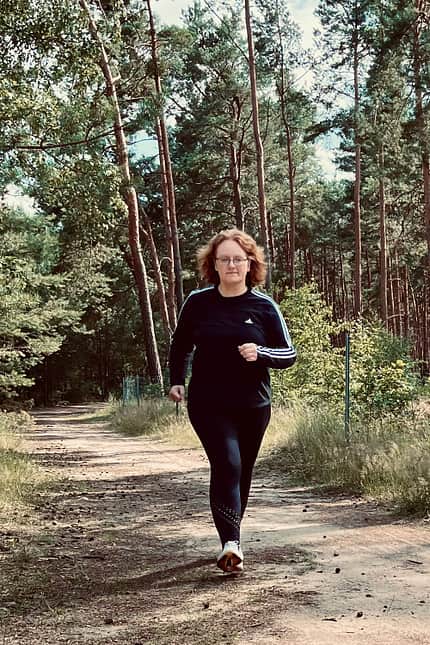 Läuferin Sandra Hoeppner Läuferin Sandra Hoeppner