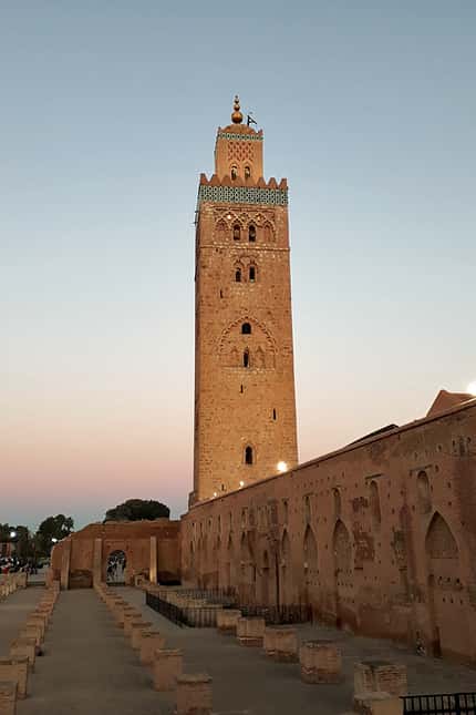 Die Koutoubia-Moschee ist das Wahrzeichen von Marrakesch.