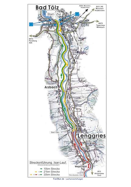 Isar-Lauf Bad Tölz - Lenggries Isar-Lauf Bad Tölz - Lenggries
