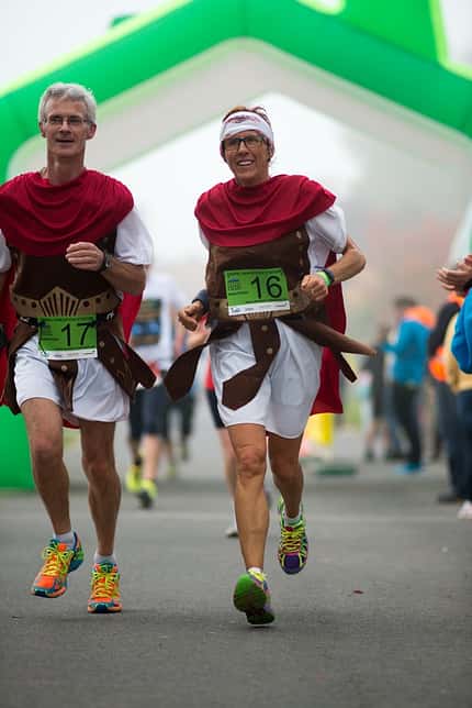 Etsdorfer Tempel-Marathon 2014 verkleidet
