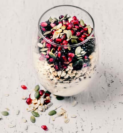 Granola with fruit